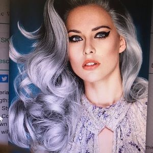 Brand new silver gray wig
